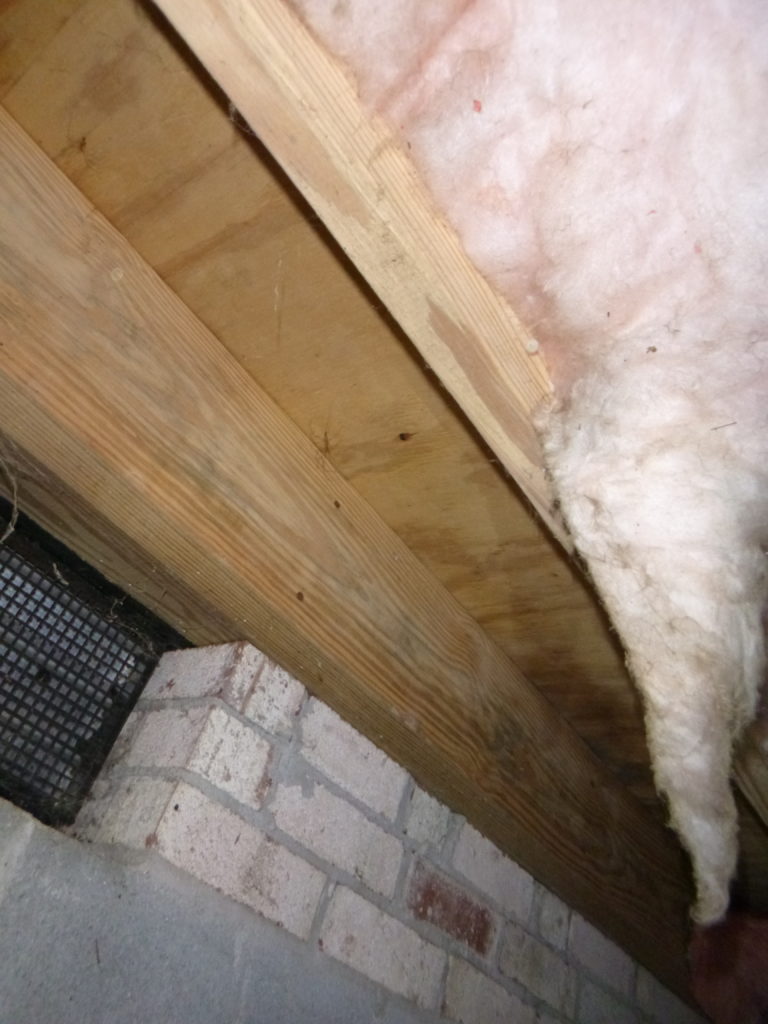 Missing insulation